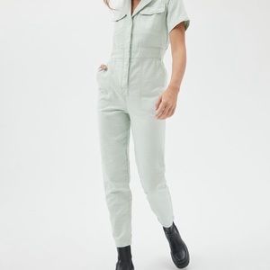 Urban Outfitters BDG Lizzy Short Sleeve Coverall Jumpsuit